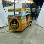 دستگاه ذرت مکزیکی کالسکه ای سیار